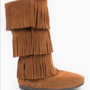Brown moccasins Boots